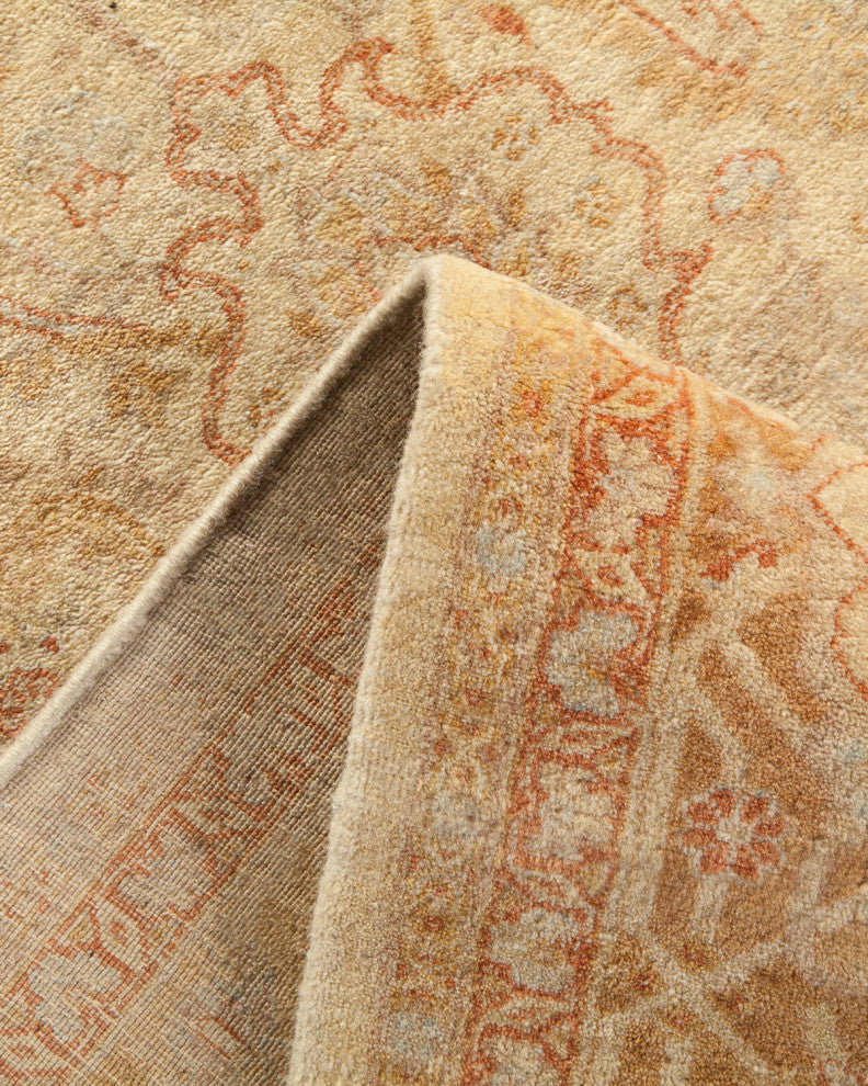 Selena, One-of-a-Kind Hand-Knotted Area Rug Ivory, 6'3"x8'10"
