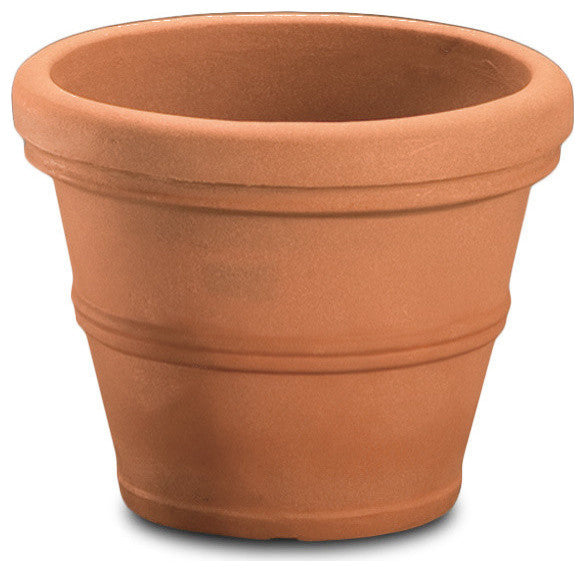 Brunello Planter, Weathered Terracotta, 14"