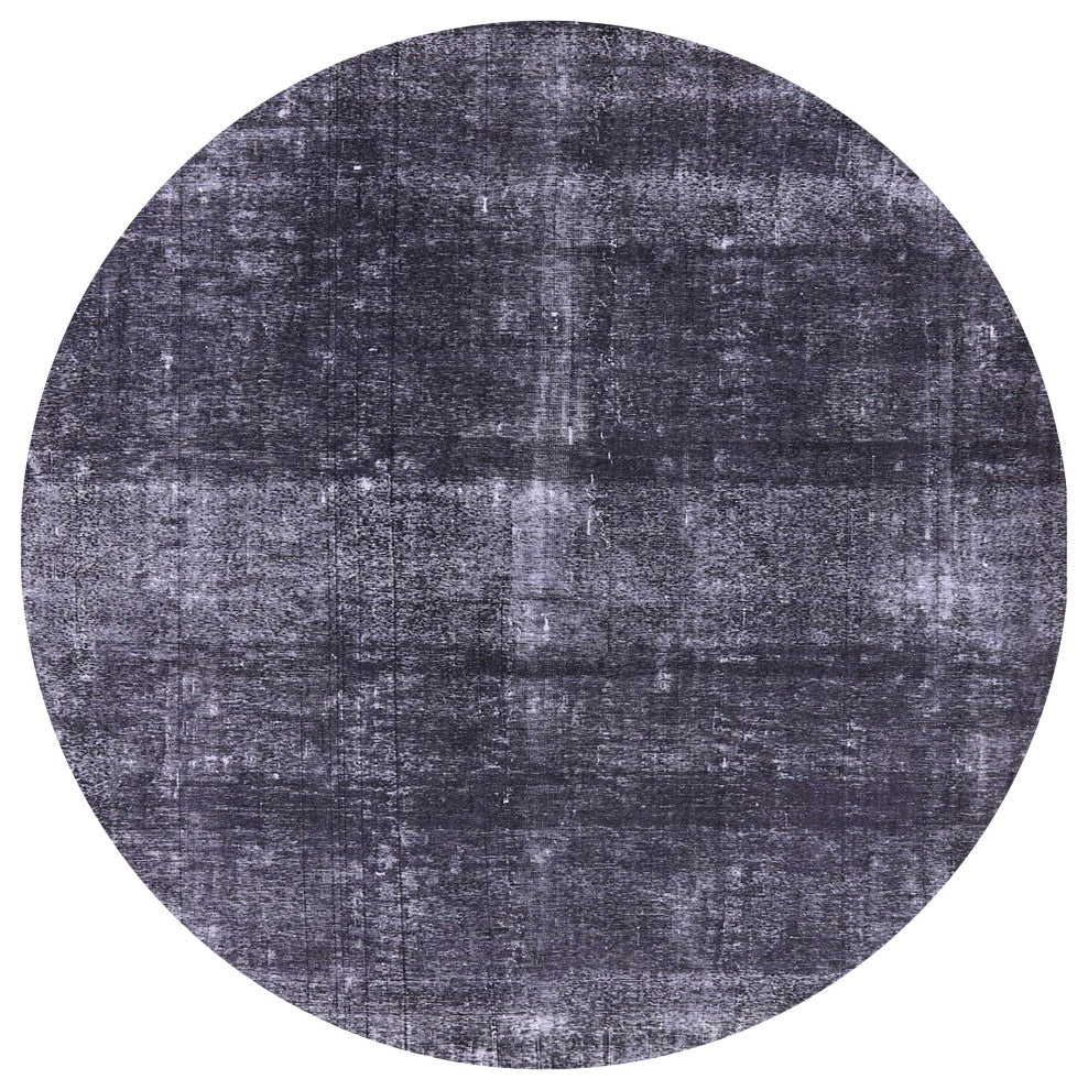 Ahgly Company Indoor Round Mid-Century Modern Area Rugs, 7' Round