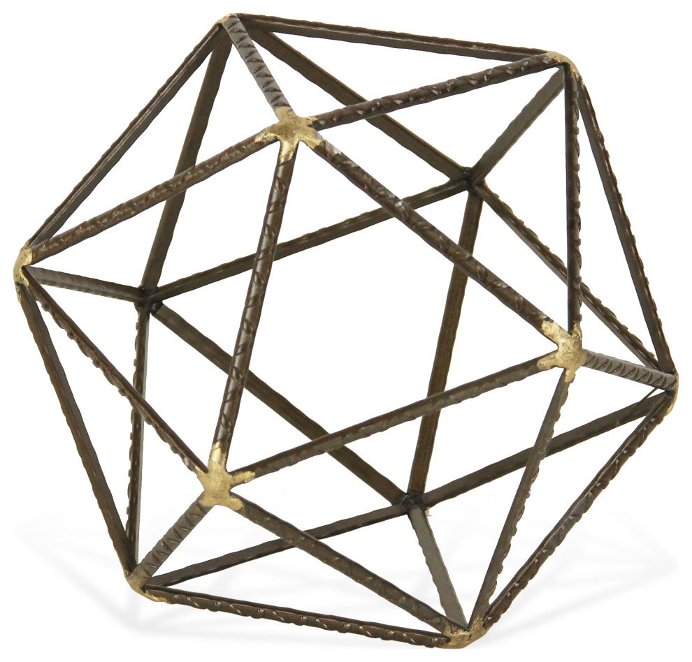 Hand-Welded Geo Table Decor
