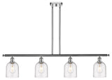 Ballston-Bella 4-Light 48" Stem Island Light, Polished Chrome, Seedy