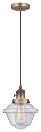 INNOVATIONS 201CSW-BB-G534 1-Light Mini Pendant Brushed Brass