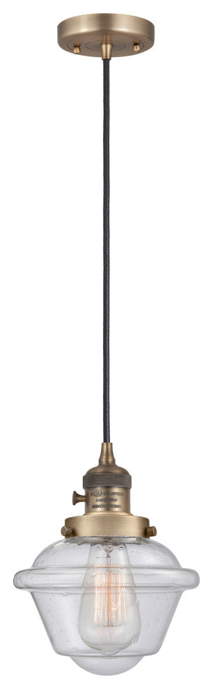 INNOVATIONS 201CSW-BB-G534 1-Light Mini Pendant Brushed Brass