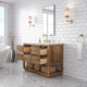 Oakman Marble Top Vanity in Mango Wood, 48