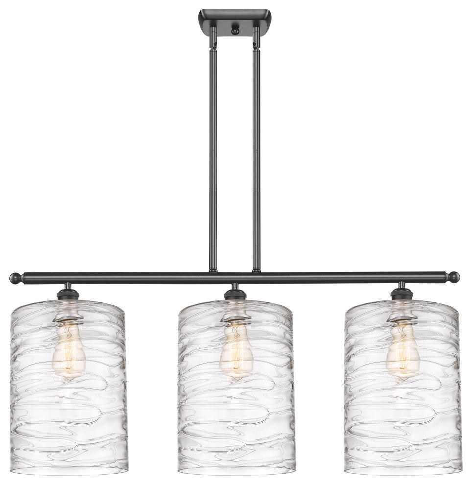Innovations 516-3I-BK-G1113-L 3 Light Island Light, Matte Black