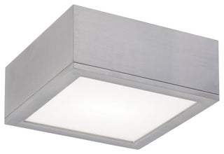 WAC Lighting Rubix 10" Indoor or Outdoor LED Flush Mount, Graphite