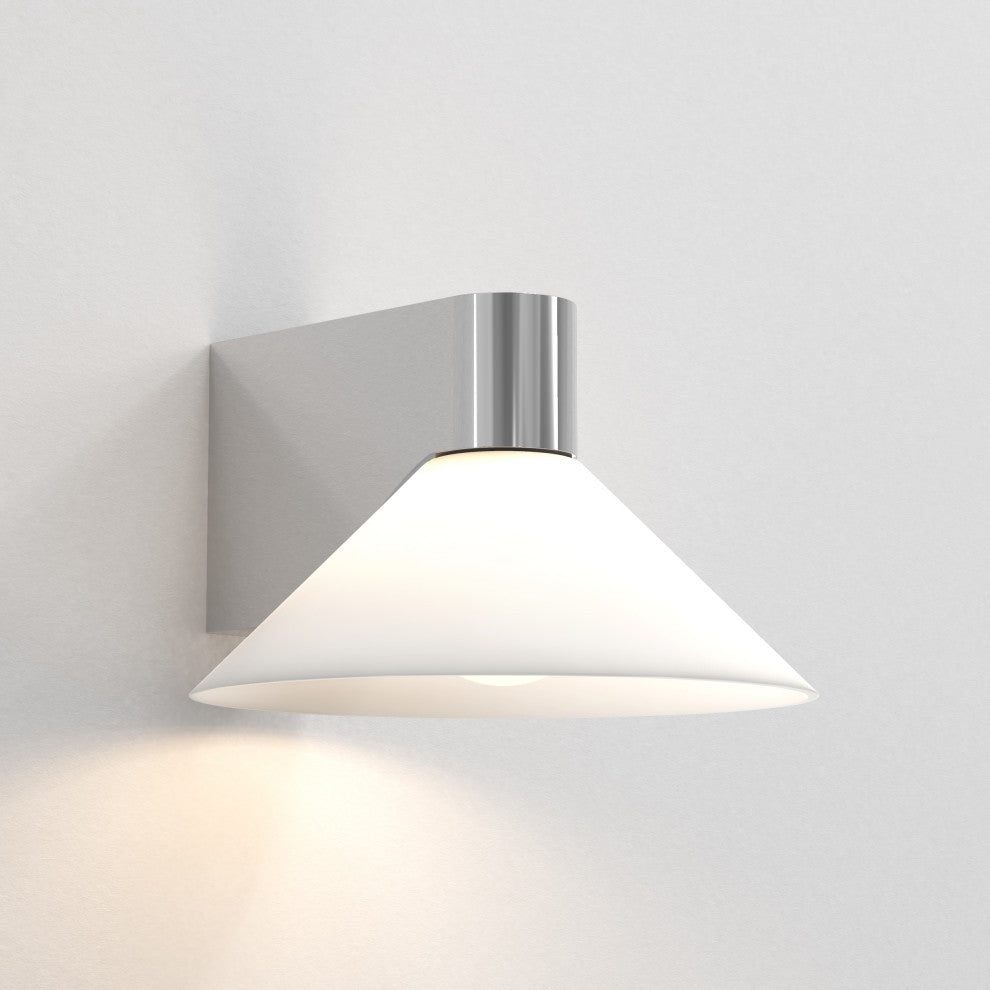 Astro Conic, Dimmable Bathroom Wall Light (Polished Chrome)