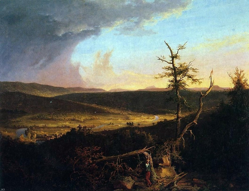 Thomas Cole View on the Schoharie Wall Decal