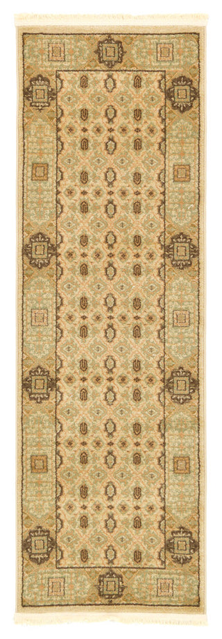 Unique Loom Cream Jefferson Palace 2' 0 x 6' 0 Runner Rug