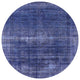 Ahgly Company Indoor Round Mid-Century Modern Area Rugs, 7' Round