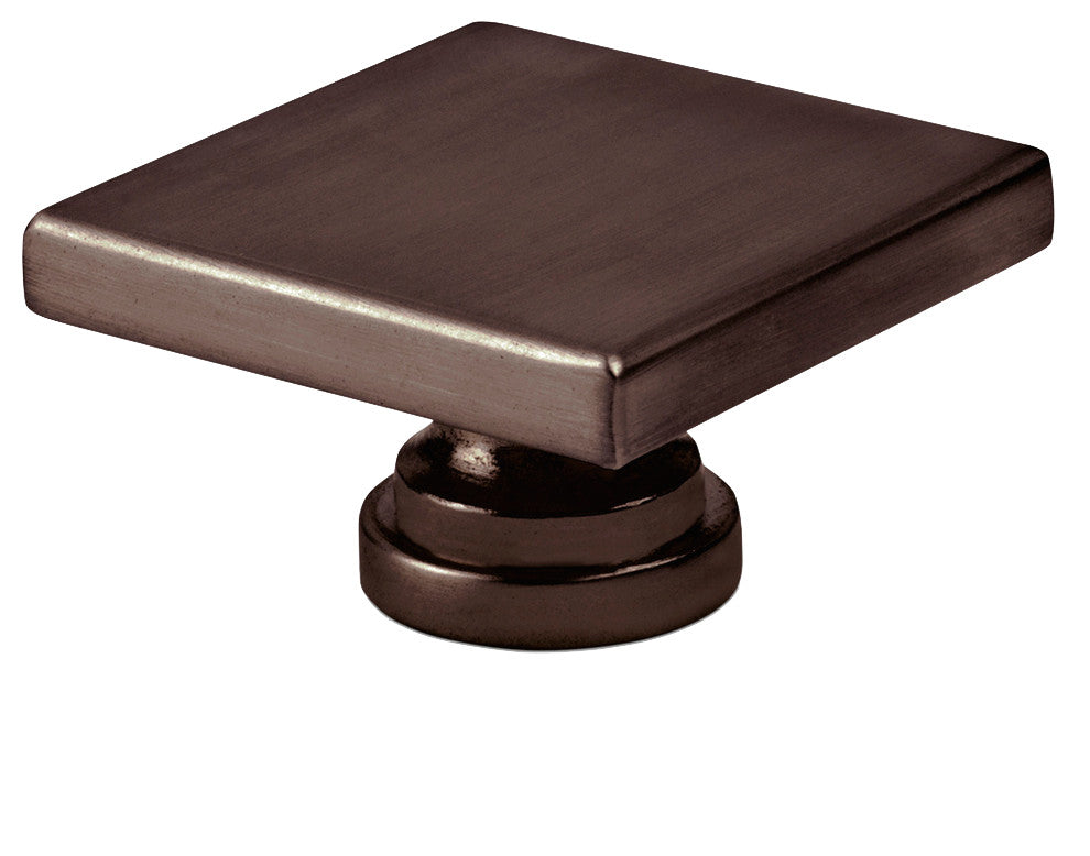 Topex Large Square Knob Brushed Oil Rubbed Bronze