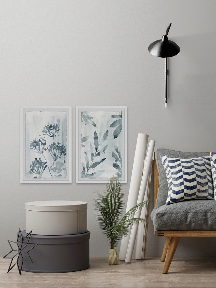Mystery Blooms Diptych, 40"x30"