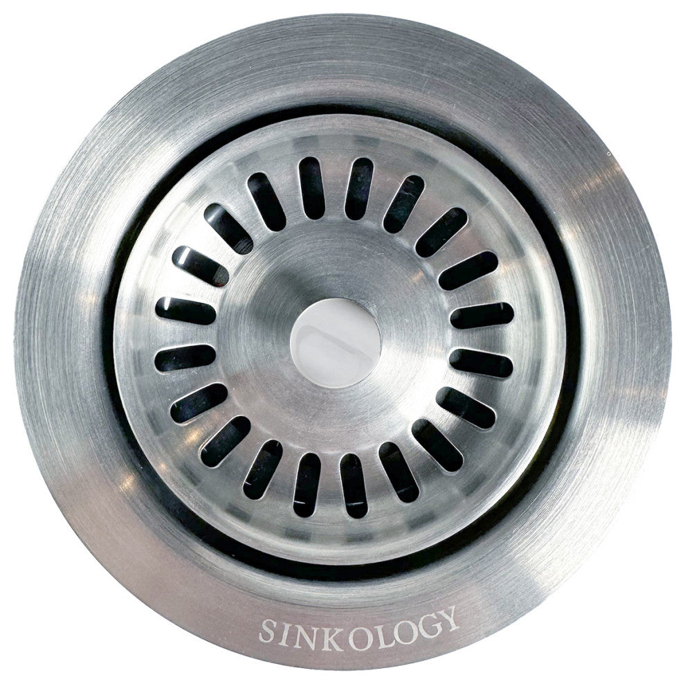 SinkSense Stainless Steel 3.5" Disposal Flange Drain With Stopper