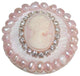Cameo and Lace Drawer Knob, 1.75"