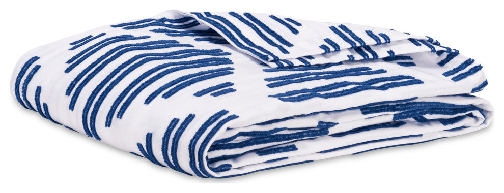 Coast Bluffs Coverlet, Ocean, Twin