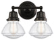 Innovations 623-2W-BK-G324 2-Light Bath Vanity Light, Matte Black