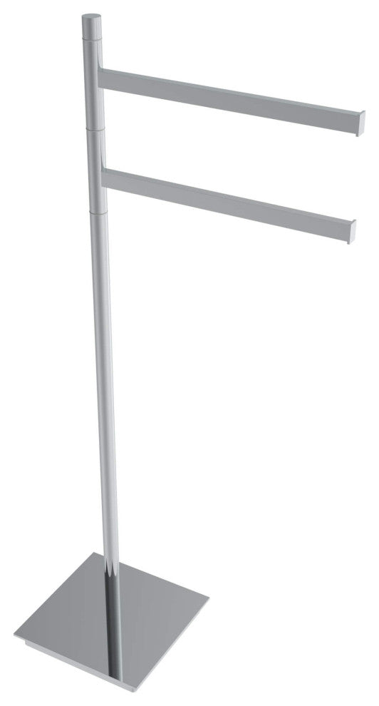 ICO Bath Volkano Freestanding Swiveling Double Towel Bar