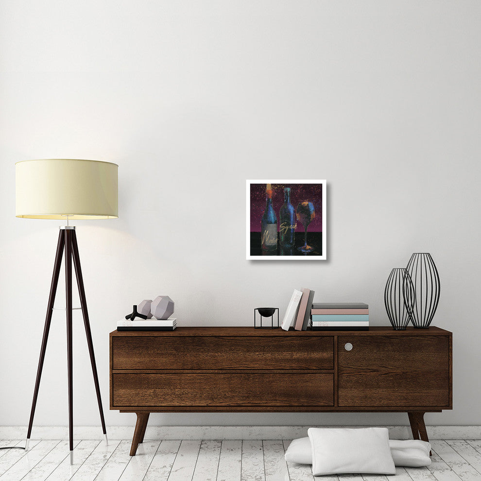 "Wine Splash Dark III" Digital Paper Print by Wellington Studio, 20"x20"