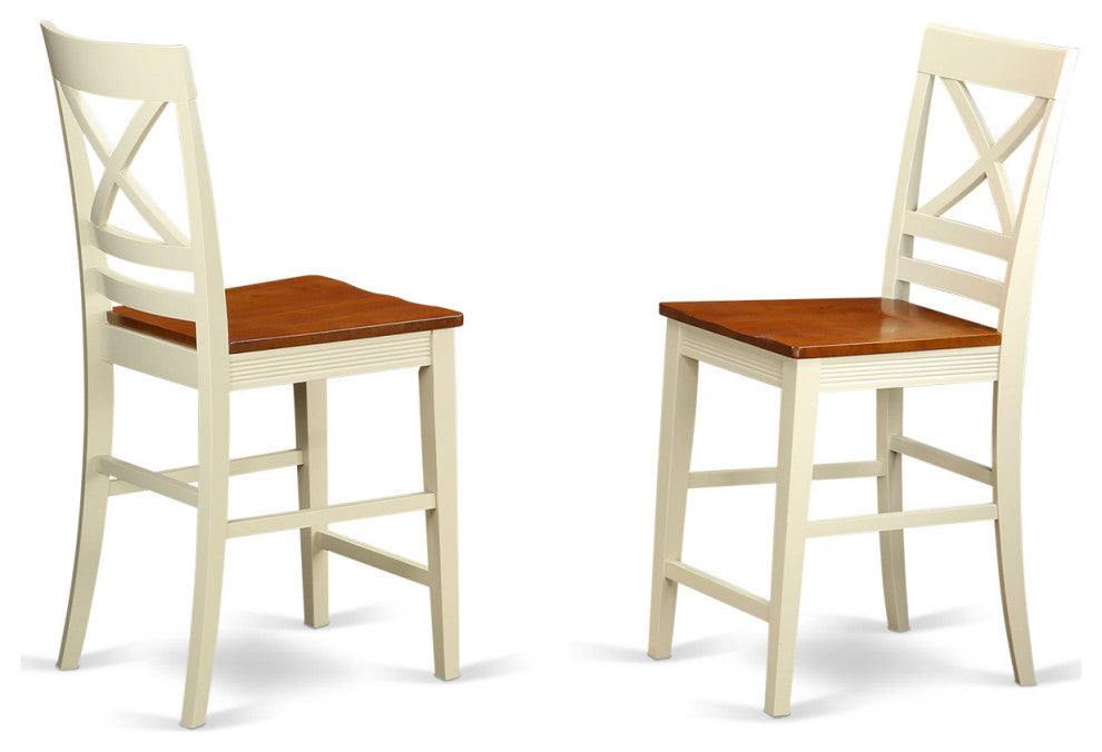 5 Pc Counter Height Dining Room Set -Pub Table And 4 Counter Height Chairs