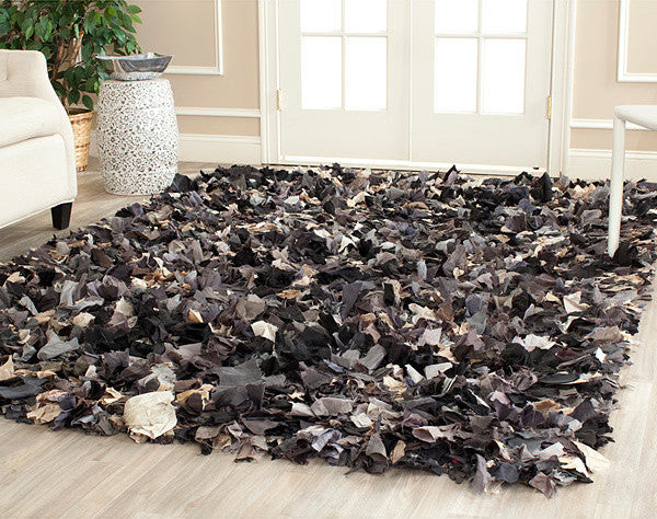 Safavieh Shag Sg951D Rug, Grey/Multi, 8'0"x10'0"