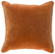 Surya Safflower Camel Pillow Shell With Polyester Insert 22"H X 22"W