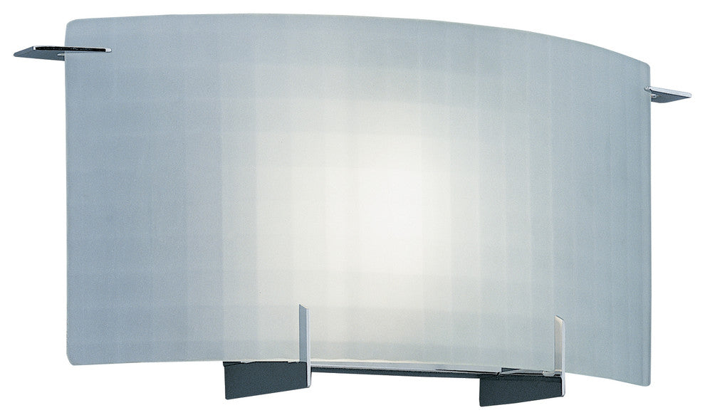 Moderne Wall Sconce, Chrome