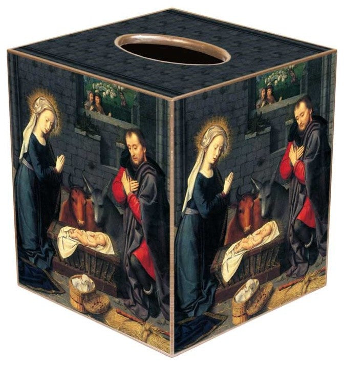 TB96 - Nativity Scene Tissue Box Cover