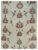 Eclectic, One-of-a-Kind Handmade Area Rug Ivory, 7'9"x9'10"