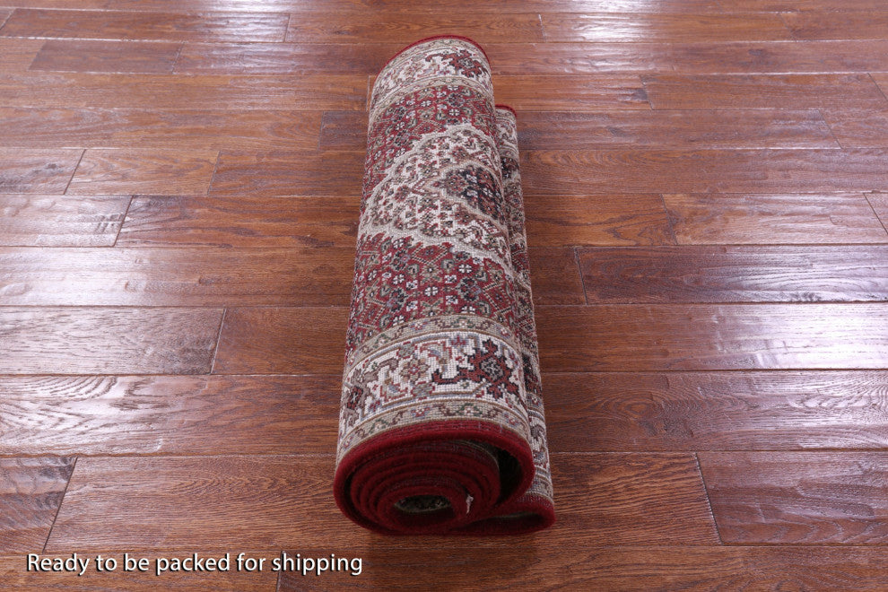 Persian Tabriz Handmade Wool & Silk Runner Rug 2' 8" X 8' 1" - Q13031
