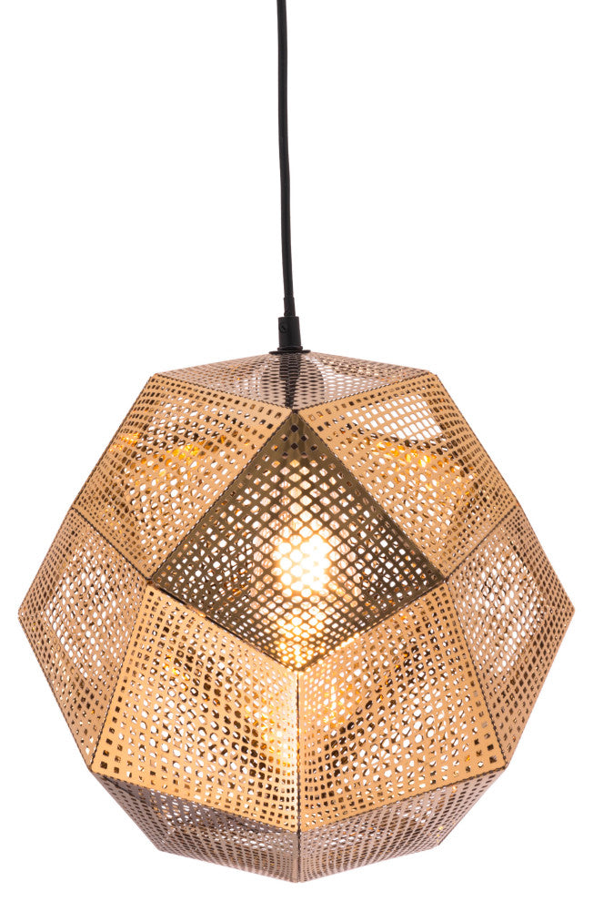 Bald Ceiling Lamp Gold