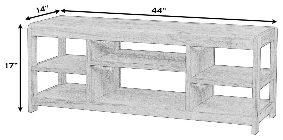Hanover Walnut 44" TV Stand