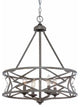 Millennium Lighting Lakewood Chandelier, Antique Silver