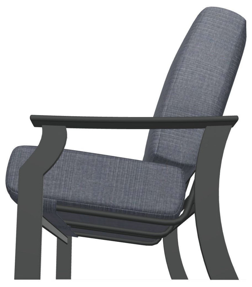 St. Catherine Deep Seat Outdoor Loveseat, Proven Denim/Graphite