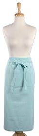 DII Aqua Solid Chambray Bistro Apron