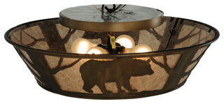 22W Bear on the Loose Flushmount