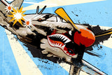 "P40 Warhawk" Art Print, 61x41 cm