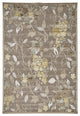 Weave & Wander Soho Mah Soft Chenille Rug, Pewter/Sage, 5'3"x7'6"