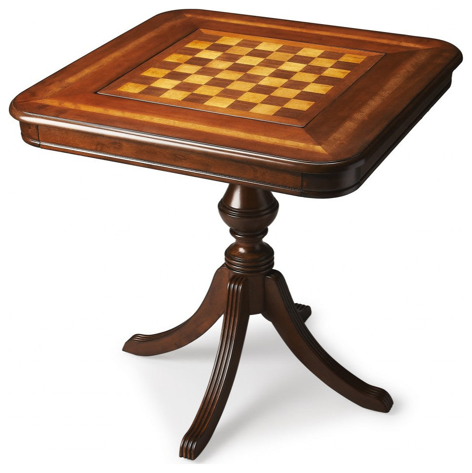 Antique Cherry Brown Game Table