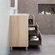 Royo Life Collection 40" 2-Drawer Bathroom Vanity with Sink, Nordic Oak