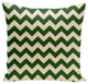 Holiday Brights Collection Geometric Pillow, Evergreen, 26"x26"