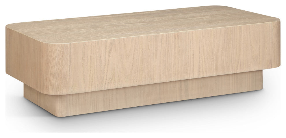 Oakmont Veneer Coffee Table, Natural, Coffee Table