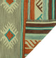 Winchester Kilim Chaimae Orange/Blue Rug, 3'10x6'9