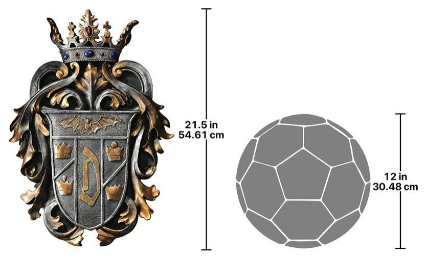 Design Toscano Dracula Coat Of Arms Plaque