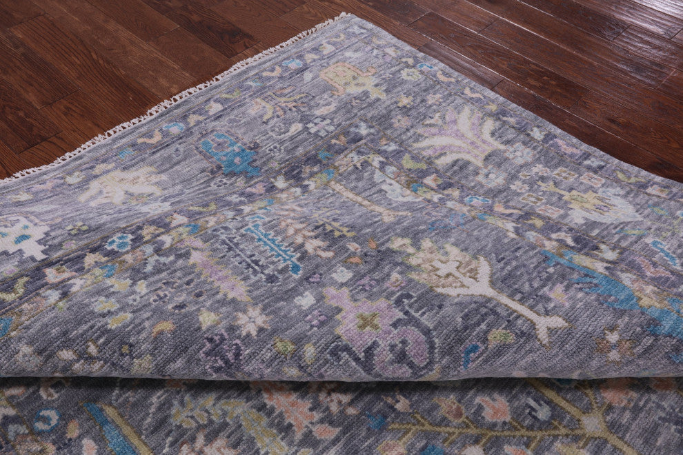 7' 11" X 10' 8" Turkish Oushak Handmade Wool Rug - Q13300
