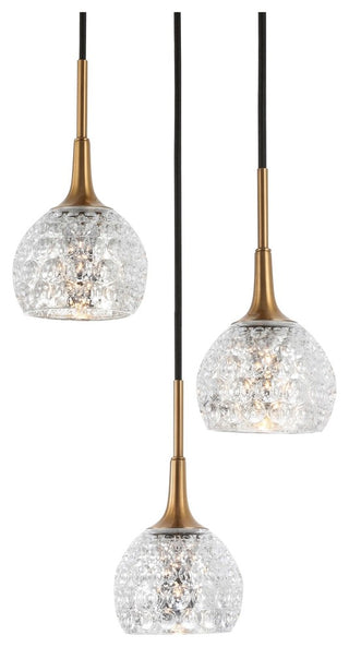 Woodbridge Lighting Bristol Cluster Pendant, Mercury Ball
