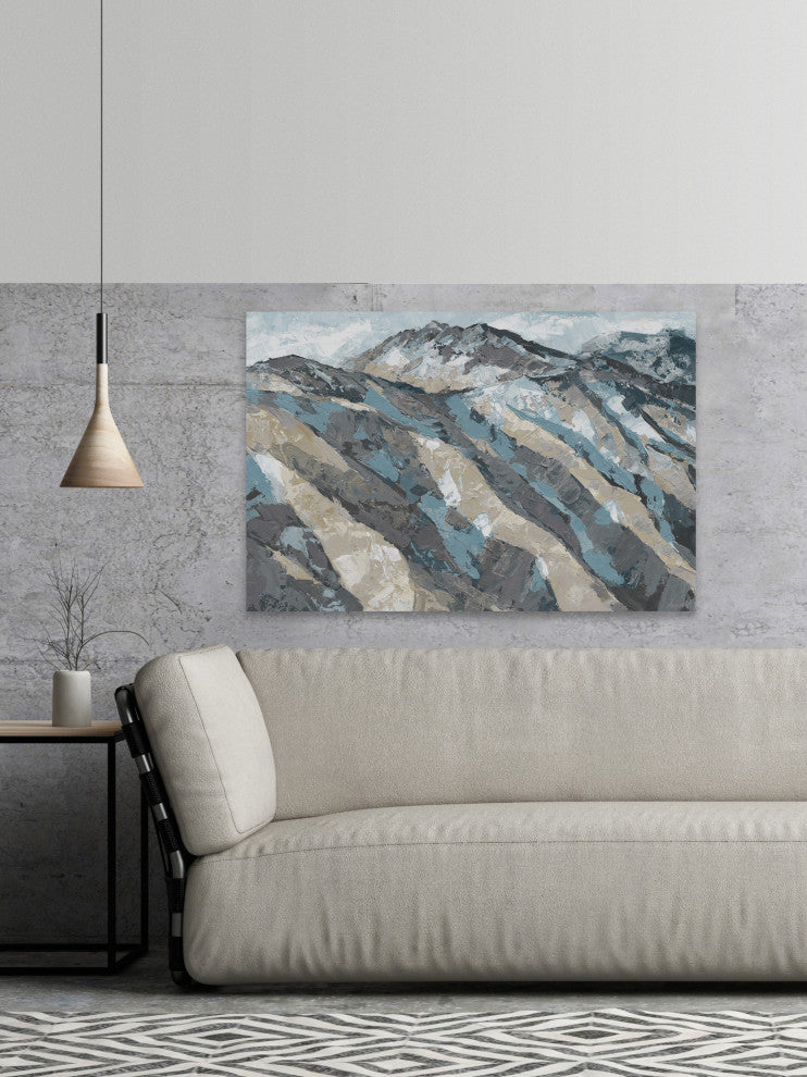 "The Blue Gem" Painting Print on Wrapped Canvas, 12x8