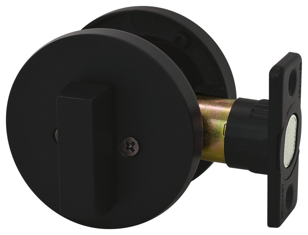 Nuk3y Thor Deadbolt, Matte Black, Single Cylinder