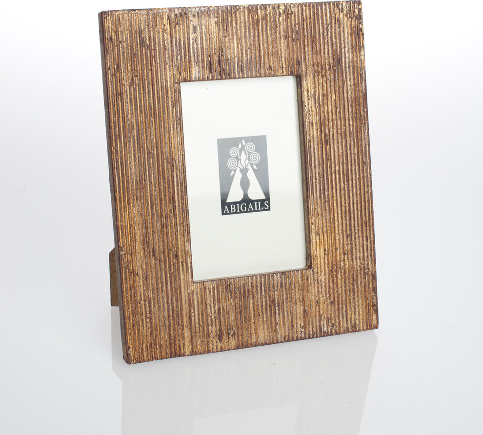 Provence Ridged Gold Patina Frame