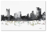 Marlene Watson 'Pittsburgh Pennsylvania Skyline BG-1' Canvas Art, 22"x32"