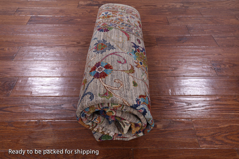 Handmade Persian Tabriz Wool Rug 5' 7" X 7' 6" Q9634